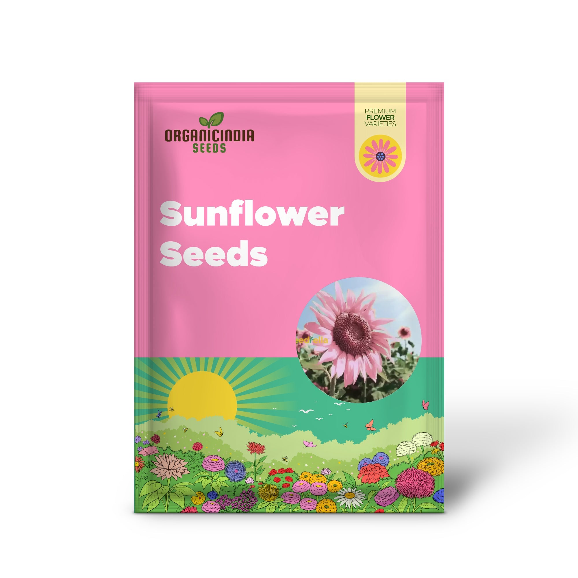 Pink Sunflower Seeds - Brighten Your Garden with Stunning Blooms for Easy Planting
