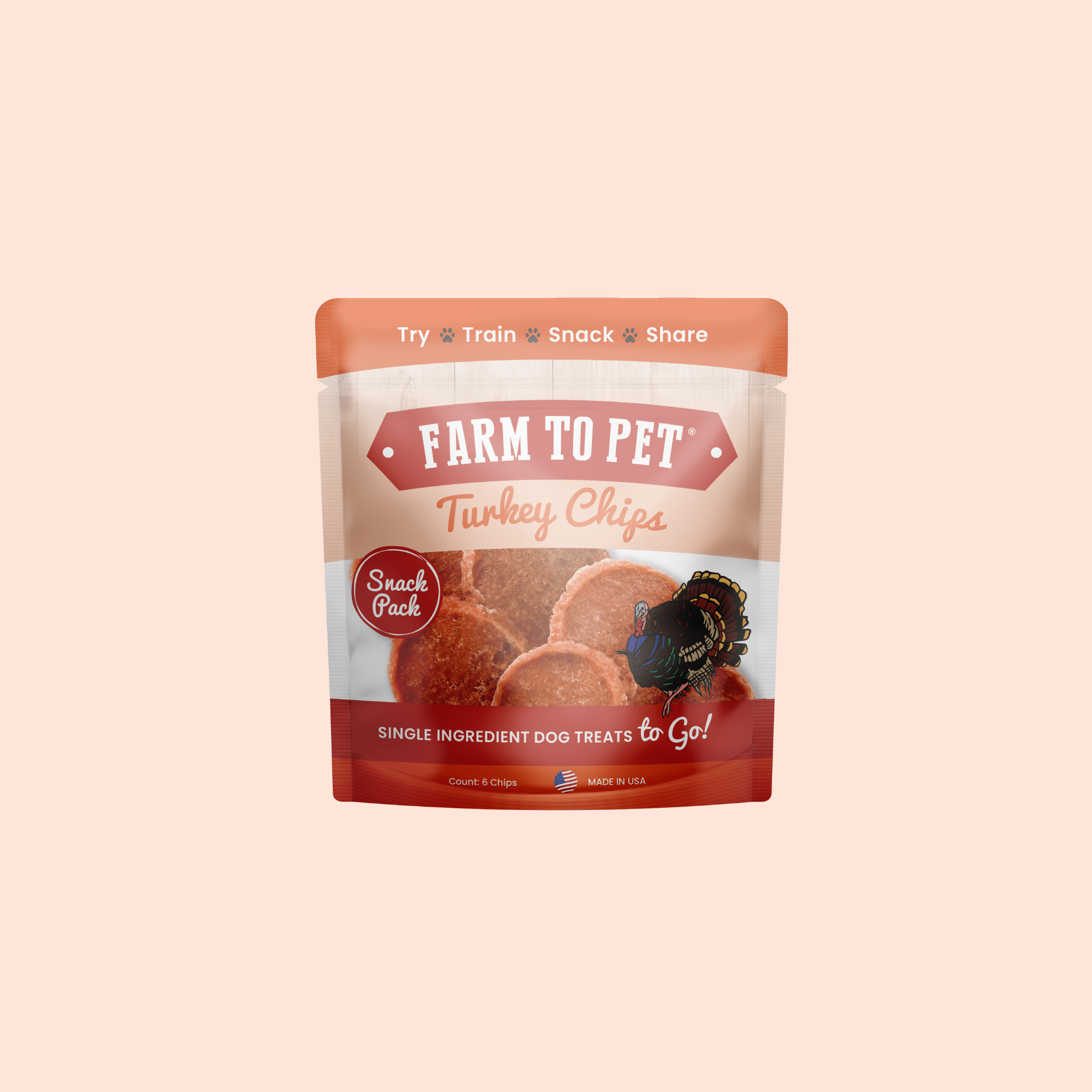 Turkey Chips Snack Pack Bundles | Low Allergen Treats for Training