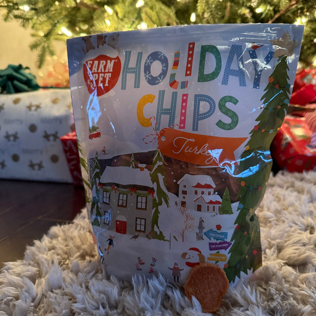 Holiday Chips Dog Treats - Chicken & Turkey 12oz