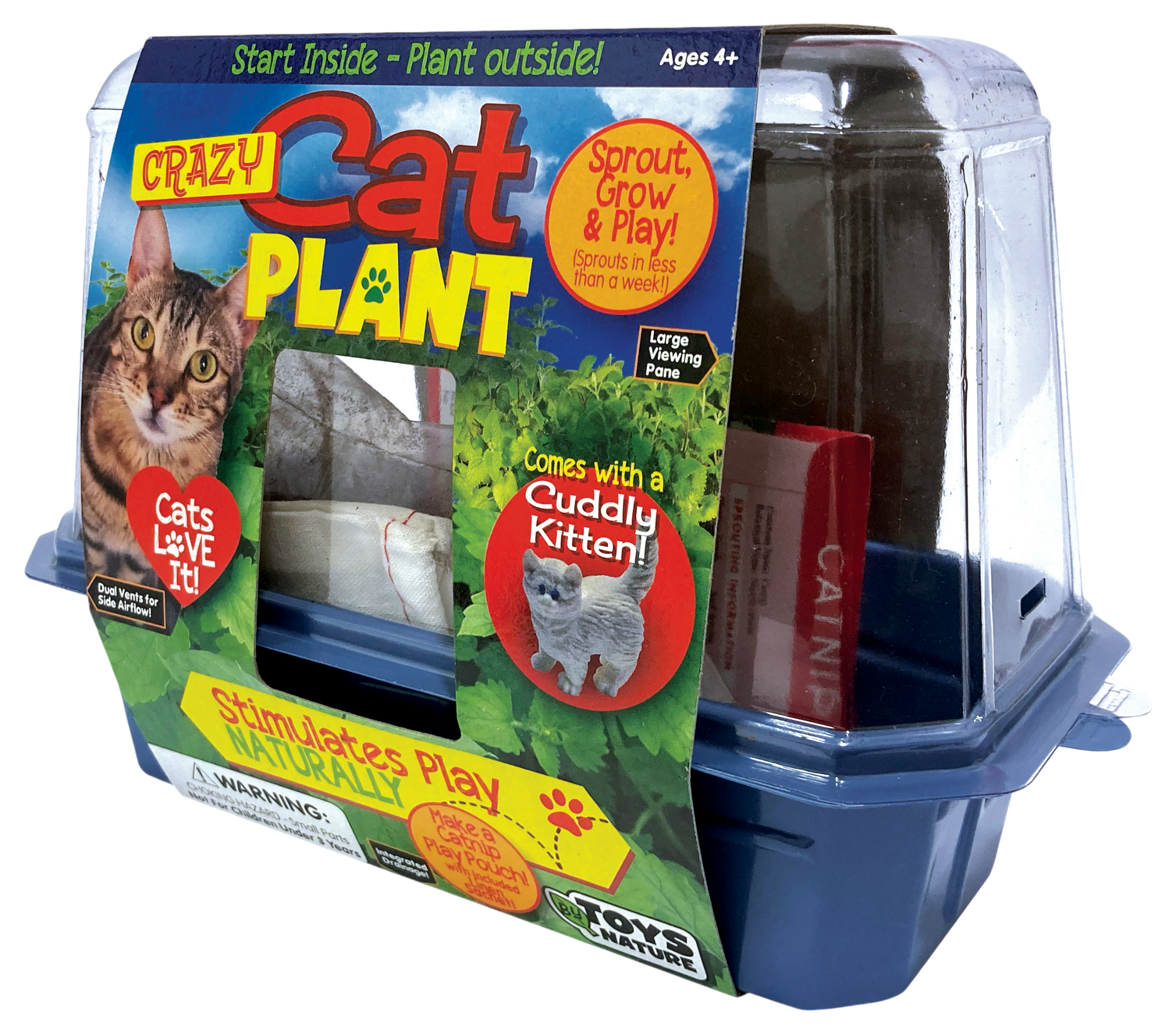 Crazy Cat Plant Mini World Terrarium