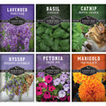 Pest Defense Seed Collection – 6 Heirloom Herbs & Flowers for Natural Garden Protection