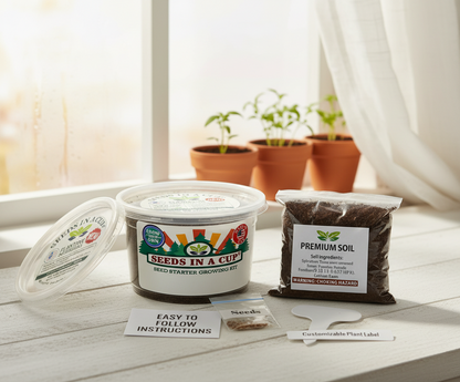 Banana Pepper Growing Kit - Grow Sweet Banana Peppers from Seed | Complete Starter Kit