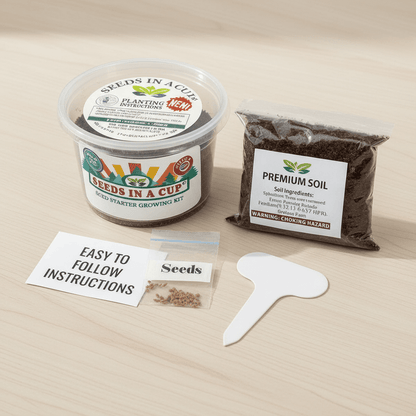 Apple Tree Growing Kit - Complete Fruit Tree Seed Starter Kit for Home Gardening