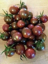 Heirloom Organic Chocolate Cherry Tomato Seeds Solanum lycopersicum