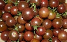 Heirloom Organic Chocolate Cherry Tomato Seeds Solanum lycopersicum