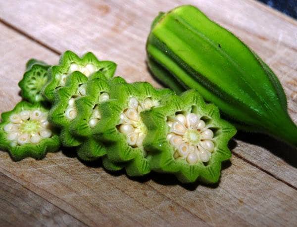 Heirloom Organic Star Of David Okra Seeds (AKA Israeli Okra, Old Fashioned Okra)