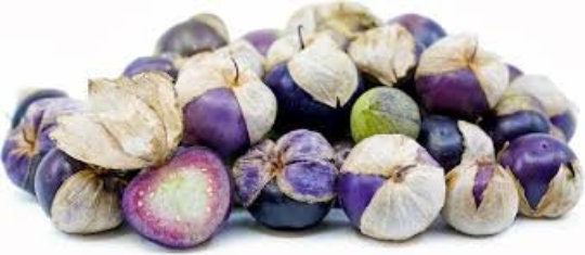 Organic Heirloom Purple Tomatillo Seeds Rare